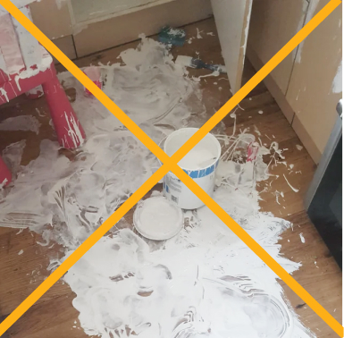 No messy work with Click&Paint